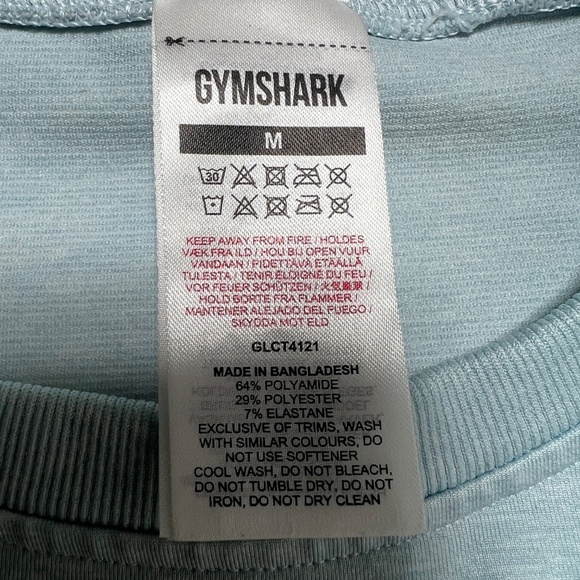 Gymshark Long Sleeve Ombre Crop - Picture 4 of 6